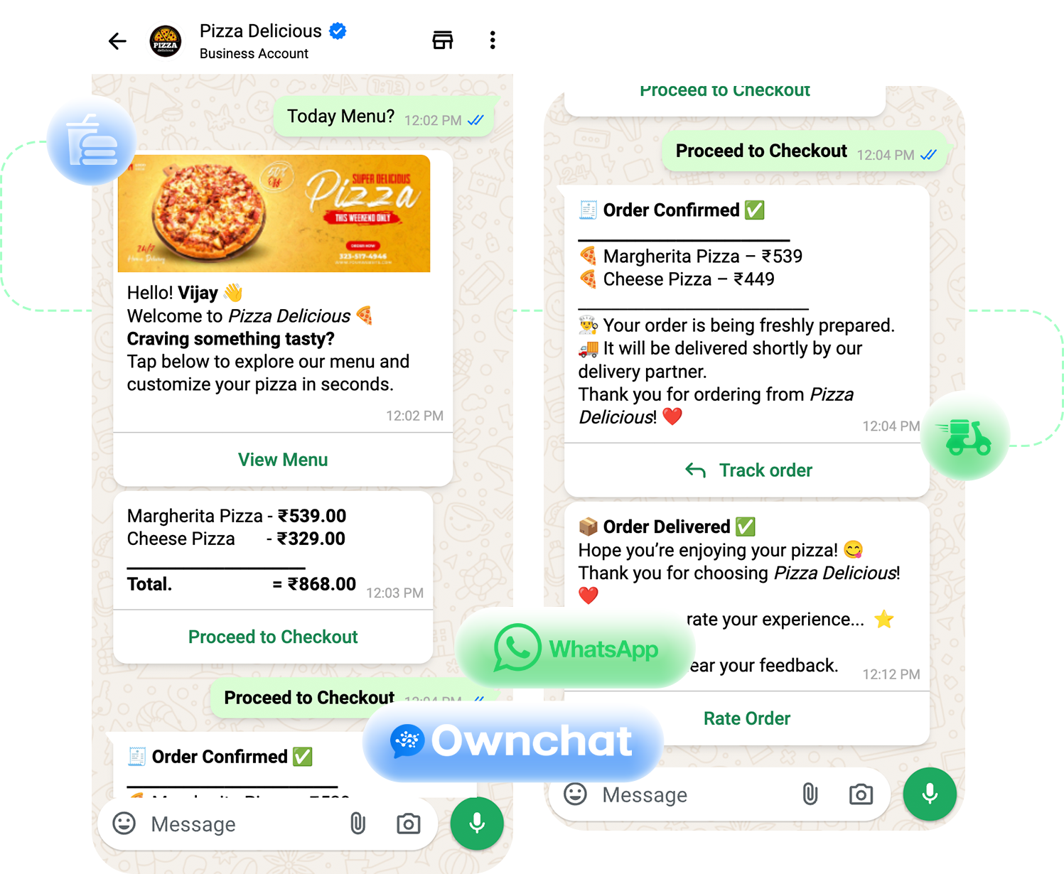 ownchat Restaurant Solution Home Banner